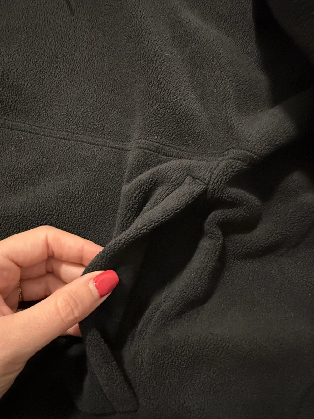 Nike Black Half-Zip Fleece Hoodie